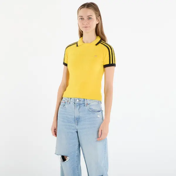 adidas Originals Majice adidas Knitted Cali T-Shirt Eqt Yellow XS