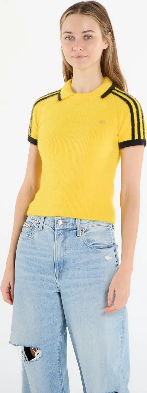 adidas Originals Majice adidas Knitted Cali T-Shirt Eqt Yellow XS