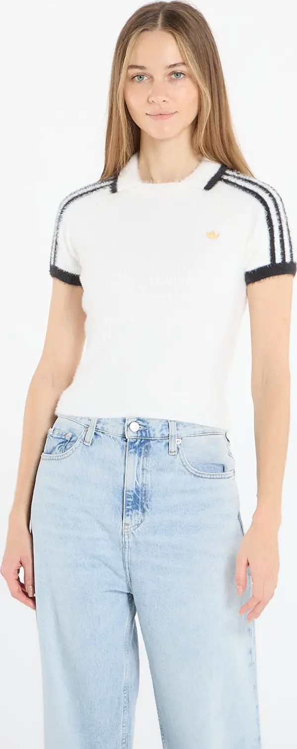 adidas Originals Majice adidas Knitted Cali T-Shirt Off White S