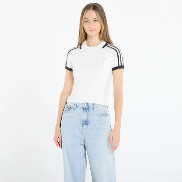 adidas Originals Majice adidas Knitted Cali T-Shirt Off White XS