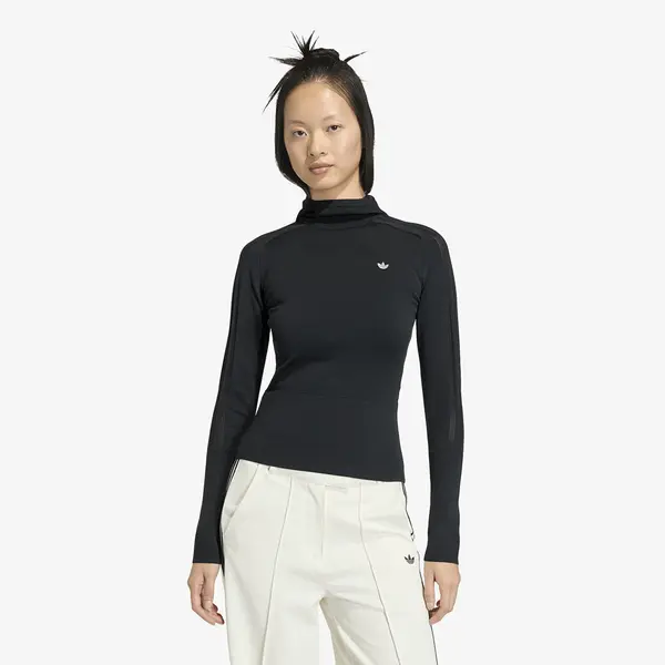 adidas Originals Majice adidas Knitted Hooded Long Sleeve Black M