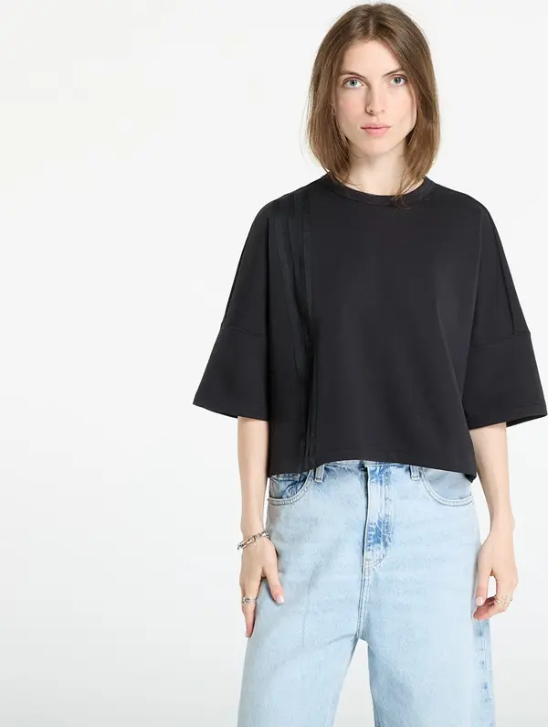 adidas Originals Majice adidas Off Placed 3-Stripes T-Shirt Black XS