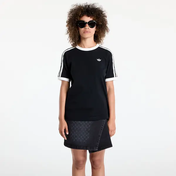 adidas Originals Majice adidas Originals Ruffle 3-Stripes T-Shirt Black XS