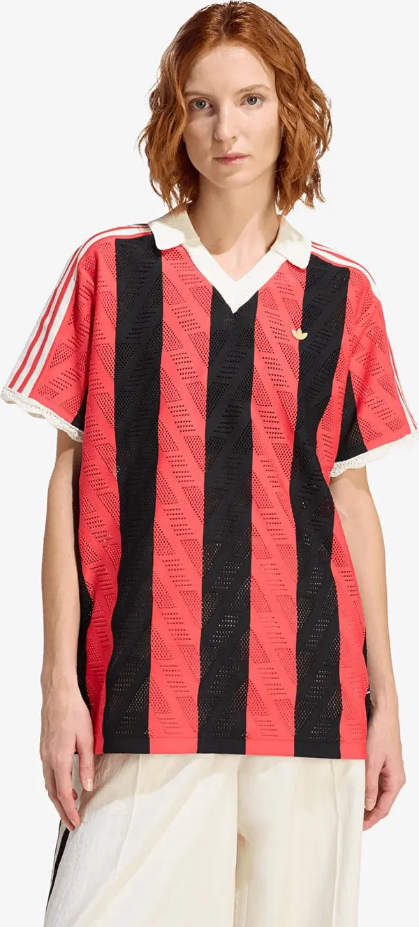 adidas Originals Majice adidas Short-Sleeve Polo Tee Semi Lucid Red S