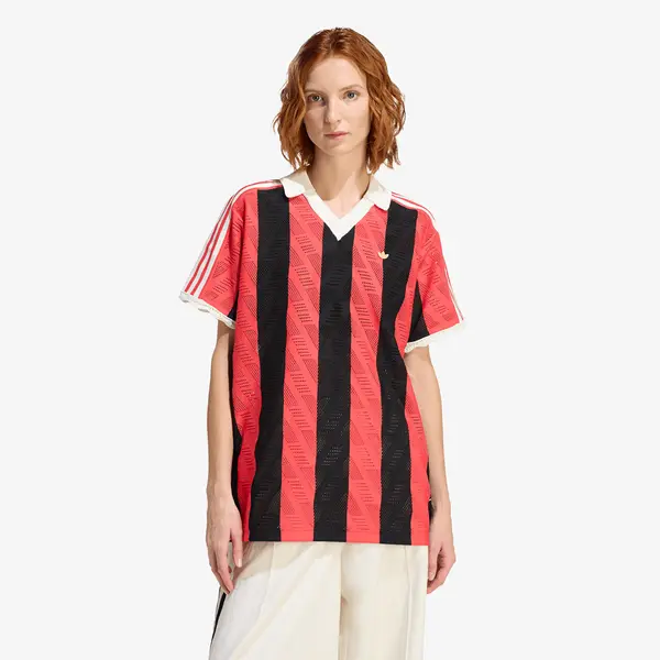 adidas Originals Majice adidas Short-Sleeve Polo Tee Semi Lucid Red S