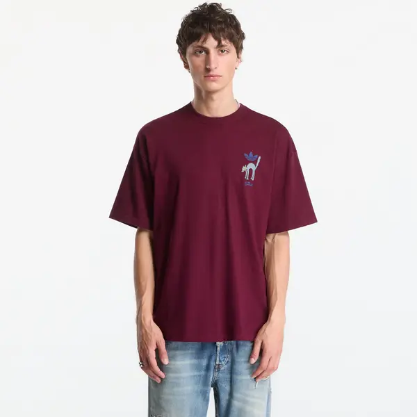 adidas Originals Majice adidas Snowball Graphic Oversized T-shirt Maroon M