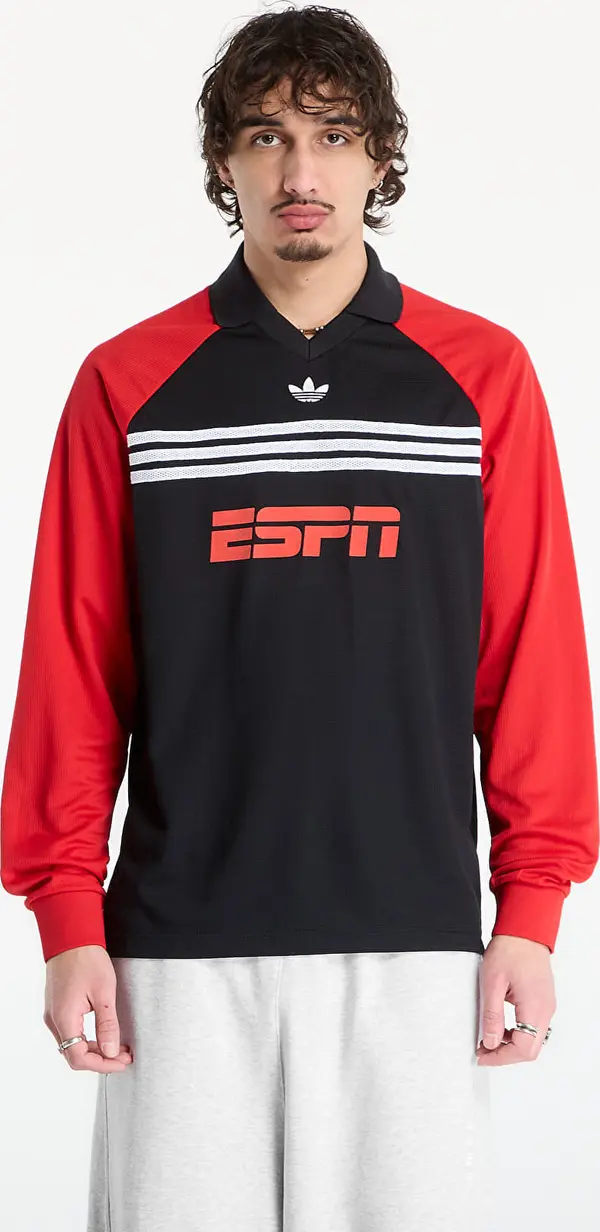 adidas Originals Majice adidas Sponsored Archive Longsleeve Tee Black/ Better Scarlet L