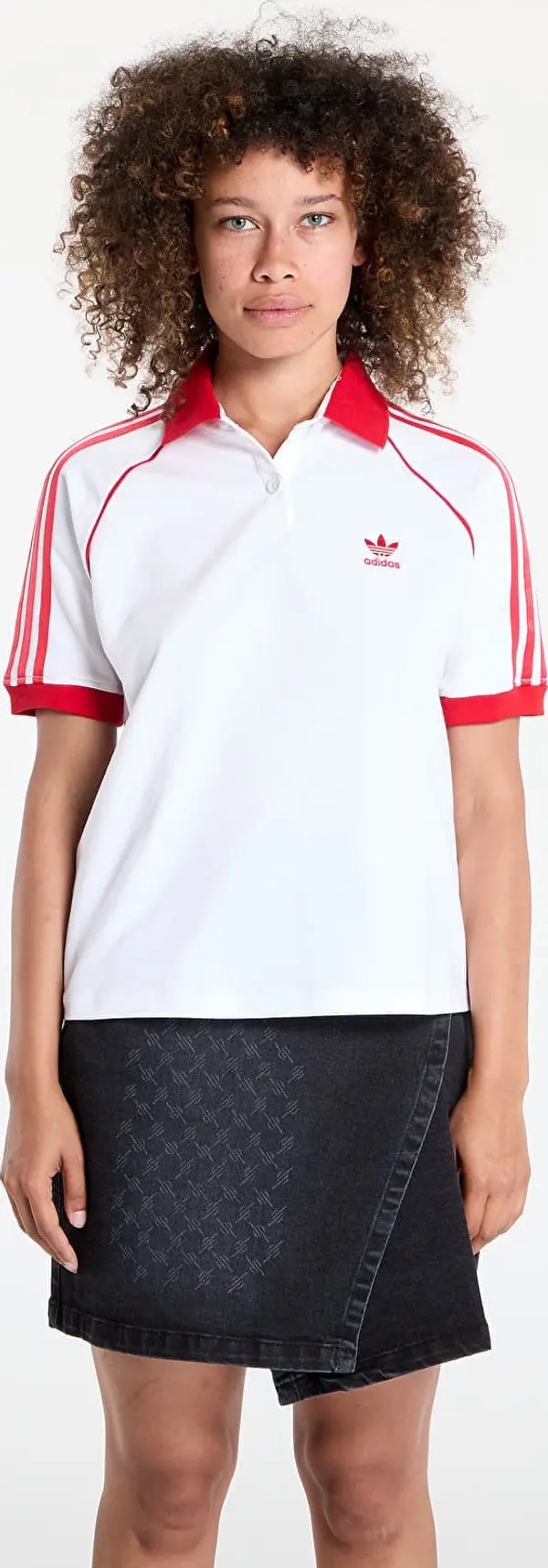 adidas Originals Majice adidas SST Adicolor Short Sleeve Polo White/ Better Scarlet XS
