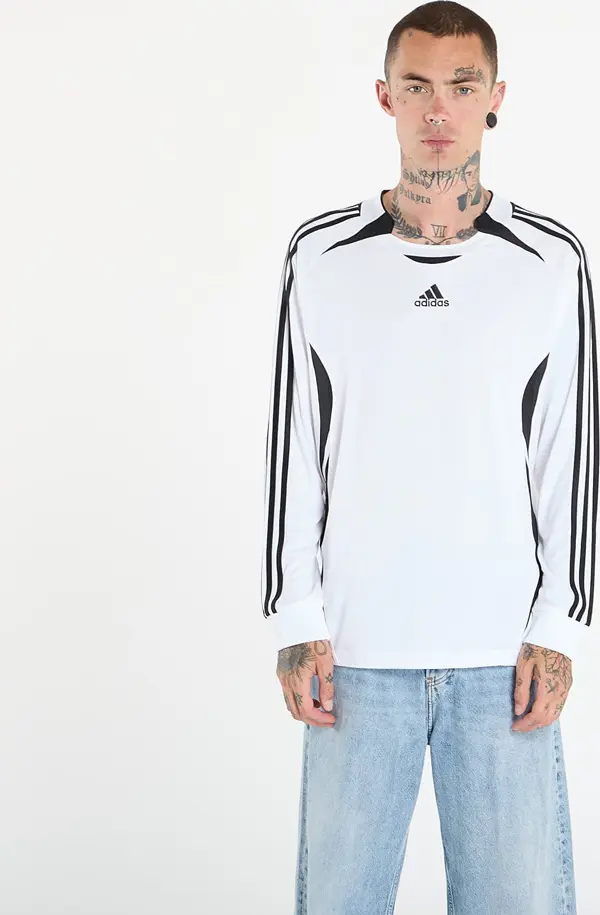 adidas Originals Majice adidas Teamgeist Adicolor Long Sleeve T-Shirt White XL