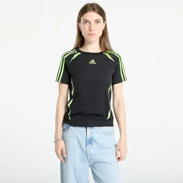 adidas Originals Majice adidas Teamgeist Adicolor Slim Jersey Black/ Signal Green XS
