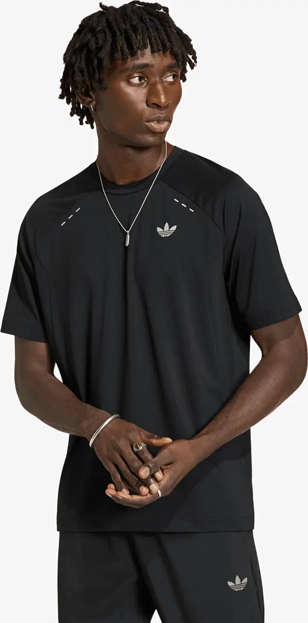 adidas Originals Majice adidas Tech Trefoil Essentials Polyester T-Shirt Black XL