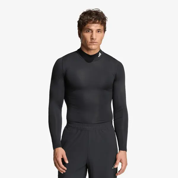 adidas Performance Majice adidas Techfit Compression Training Mock Neck Long Sleeve T-Shirt Black XL