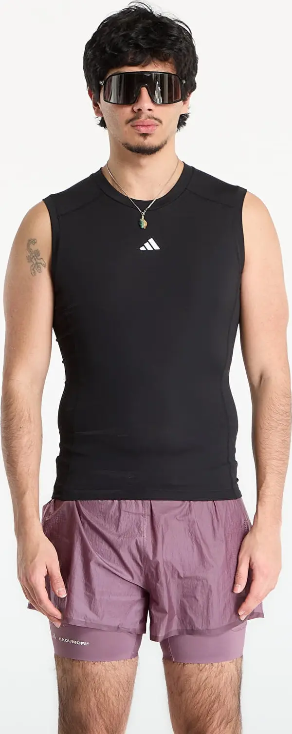 adidas Performance Majice adidas Techfit Compression Training Sleeveless Tank Top Black M