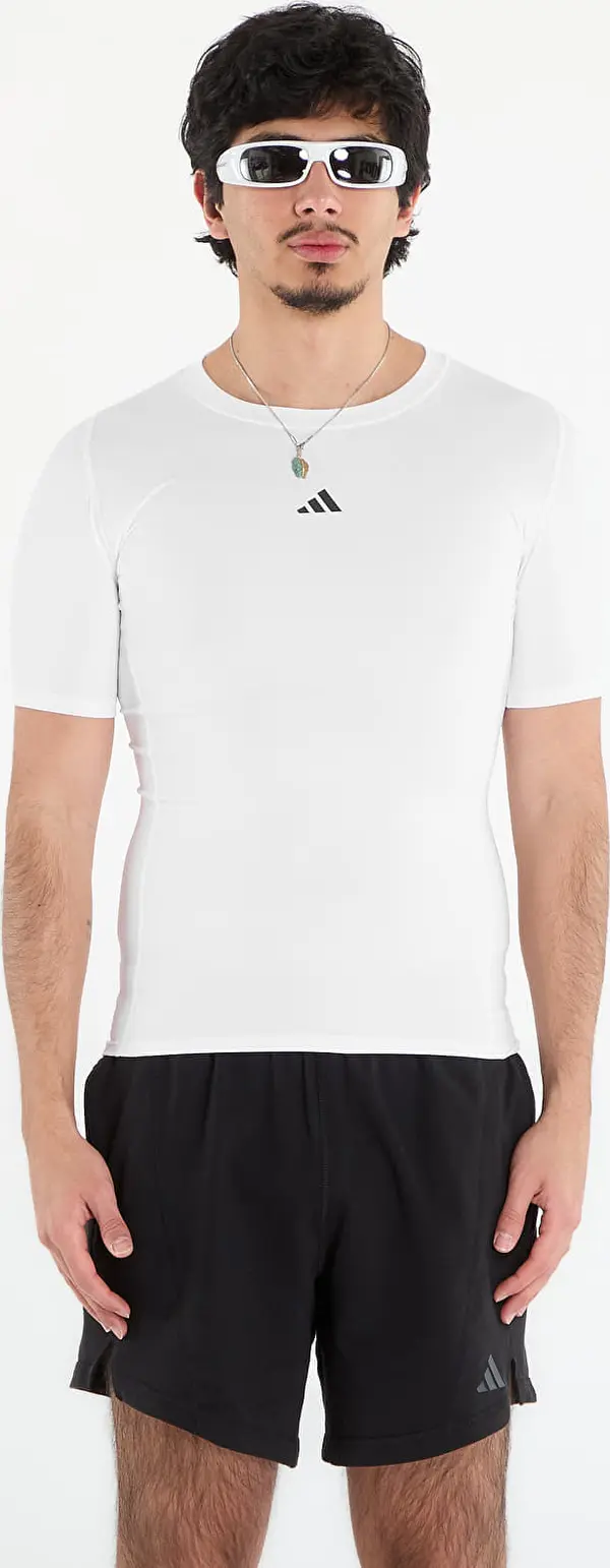 adidas Performance Majice adidas Techfit Compression Training T-Shirt White XS