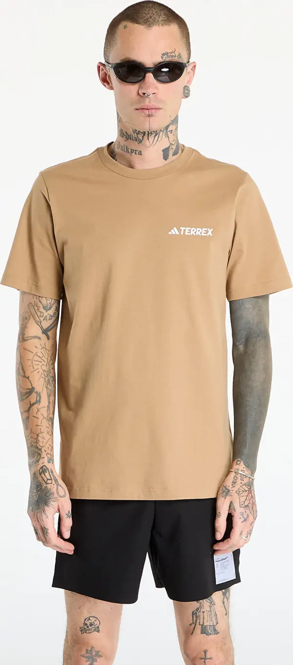 adidas Performance Majice adidas Terrex Graphic T-Shirt Cardboard/ Night Indigo/ Preloved Ink XL