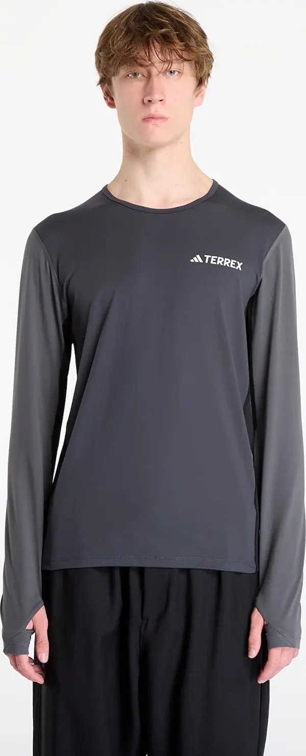 adidas Performance Majice adidas Terrex Multi Synthetic Base Layer Long Sleeve Carbon L
