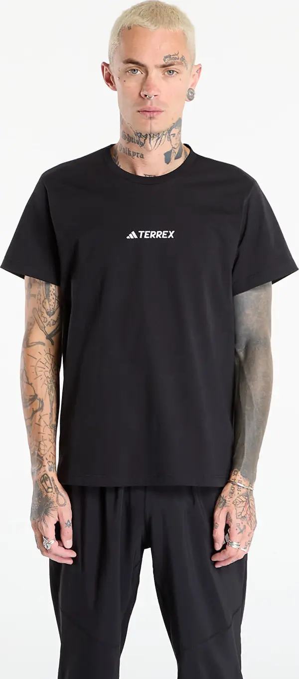 adidas Performance Majice adidas Terrex Signature AOP Graphic T-Shirt Black L