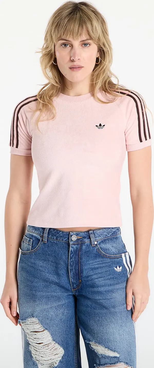 adidas Originals Majice adidas Terry Towel Cali T-Shirt Sandy Pink L