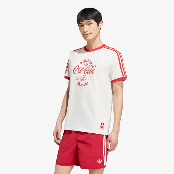 adidas Originals Majice adidas x Coca Cola Classic Sport Cali Tee White M