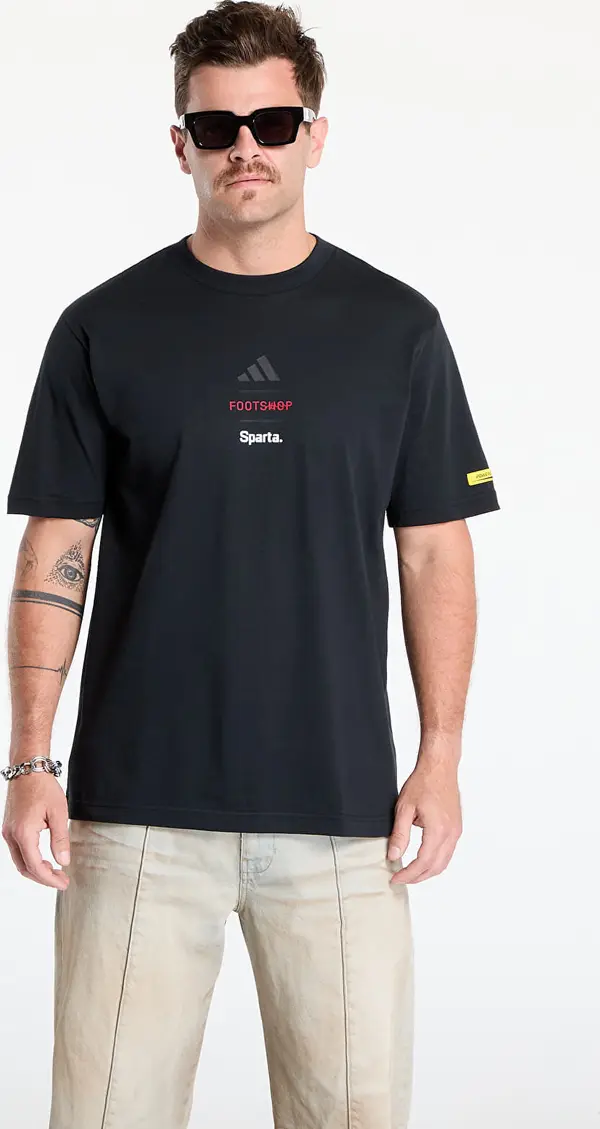adidas Performance Majice adidas x Footshop x Sparta T-Shirt Crest UNISEX Black XXXL