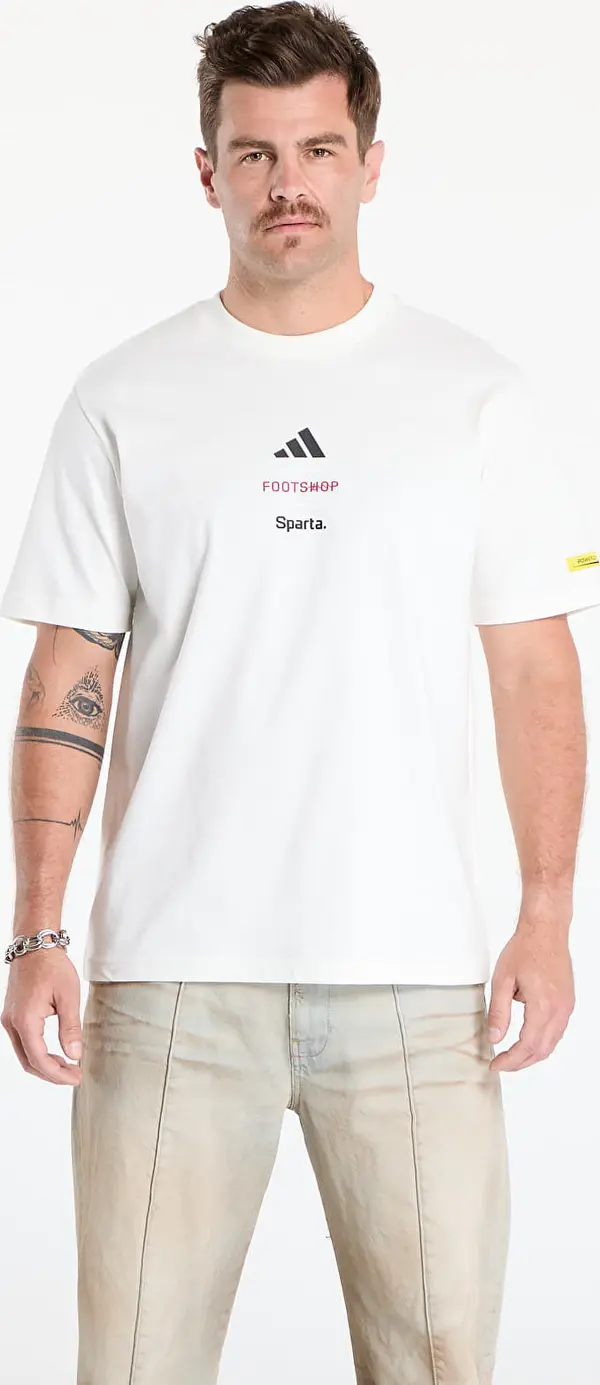 adidas Performance Majice adidas x Footshop x Sparta T-Shirt Crest UNISEX White XXL