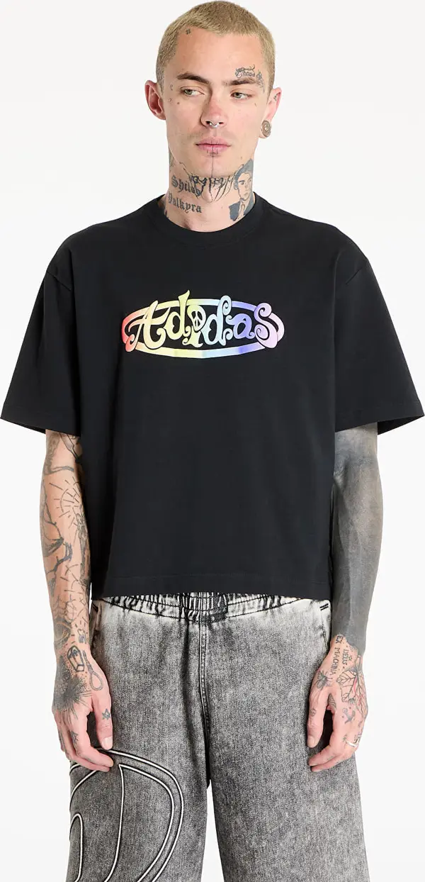 adidas Originals Majice adidas x Jeremy Scott Pride Graphic Tee Black M