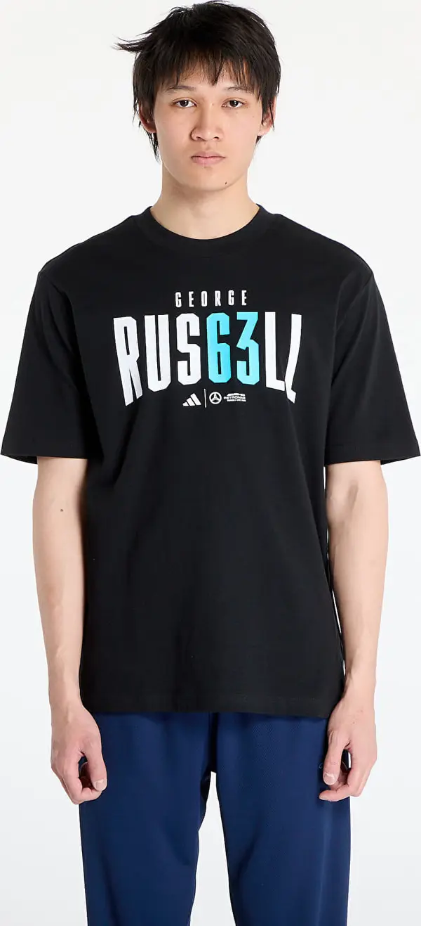 adidas Performance Majice adidas x Mercedes AMG Petronas Formula One Team George Russell Tee Black L