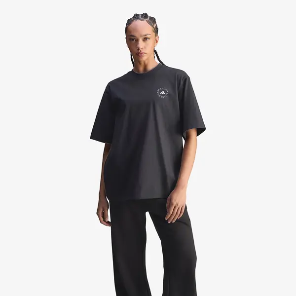 adidas Performance Majice adidas x Stella Mccartney Loose T-Shirt Black XS