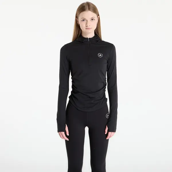 adidas Performance Majice adidas x Stella Mccartney Studio Ruched Long Sleeve T-Shirt Black L