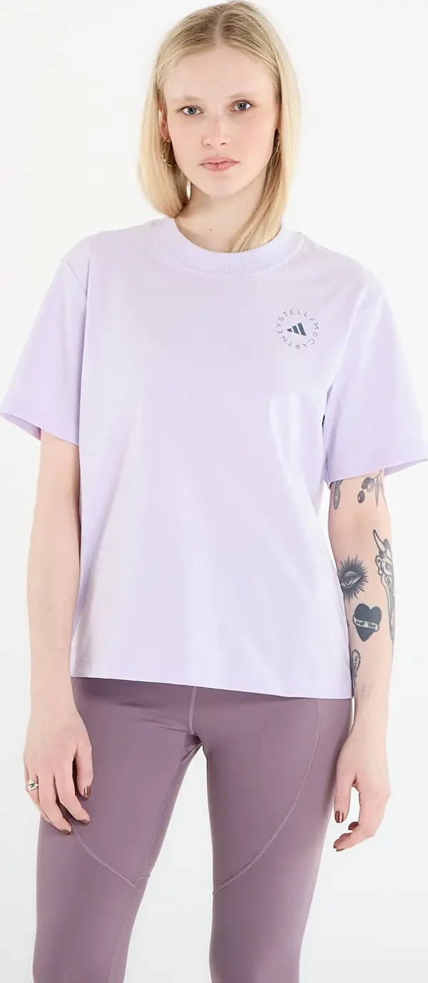adidas Performance Majice adidas x Stella Mccartney Truecasuals Regular Sportswear T-Shirt Purple Tint S