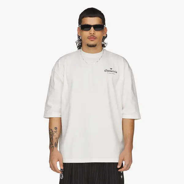 adidas Originals Majice adidas x Willy Chavarria Logo Ss T-Shirt Off White L