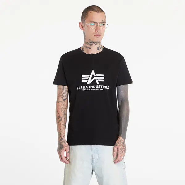 Alpha Industries Majice Alpha Industries Basic Tee Black/ White XXL