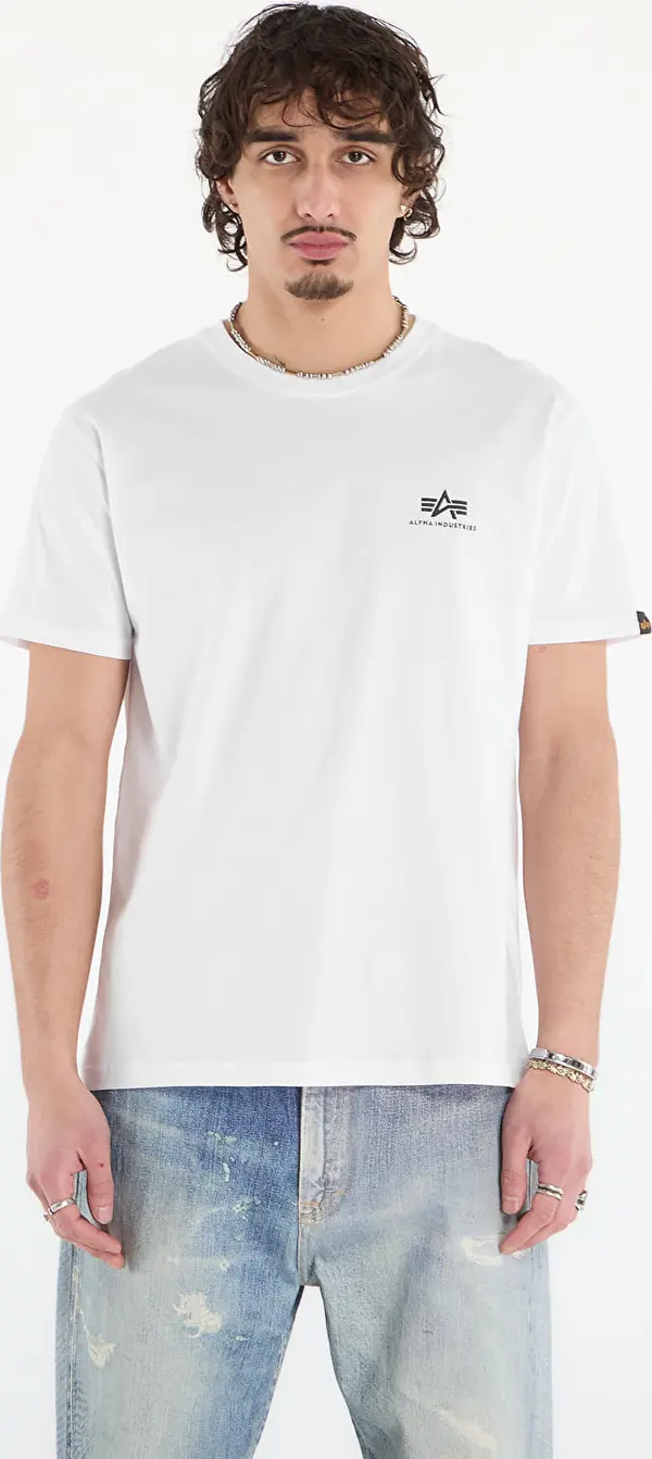 Alpha Industries Majice Alpha Industries Heritage Backprint T-Shirt White/ Sage XXL