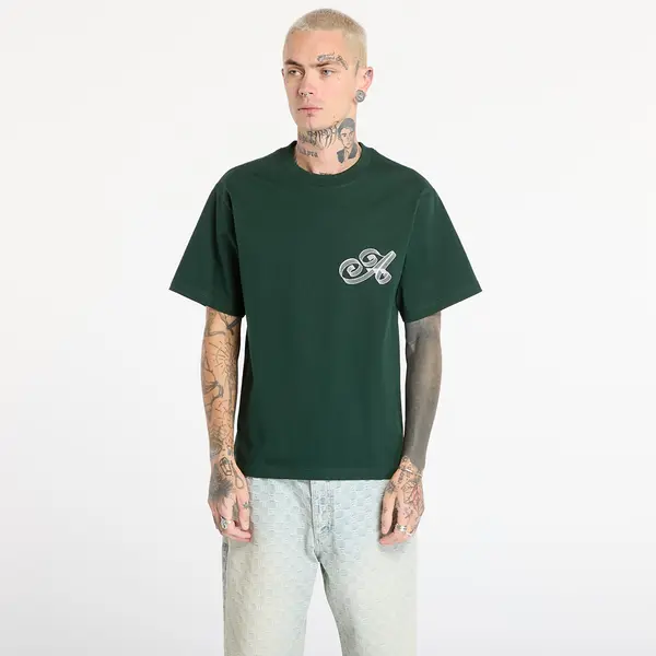 Awake NY Majice Awake NY Script Tee Green S