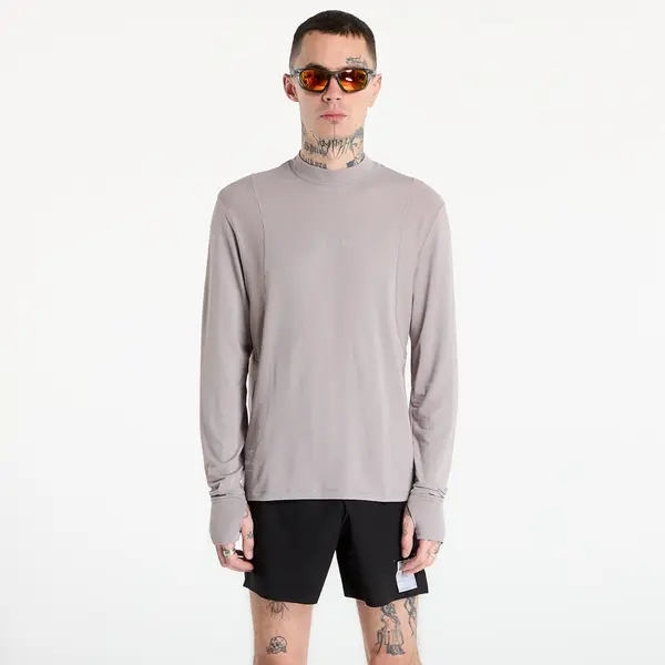 BANDIT Majice BANDIT AuraGrid™ Mockneck Long Sleeve Zinc S