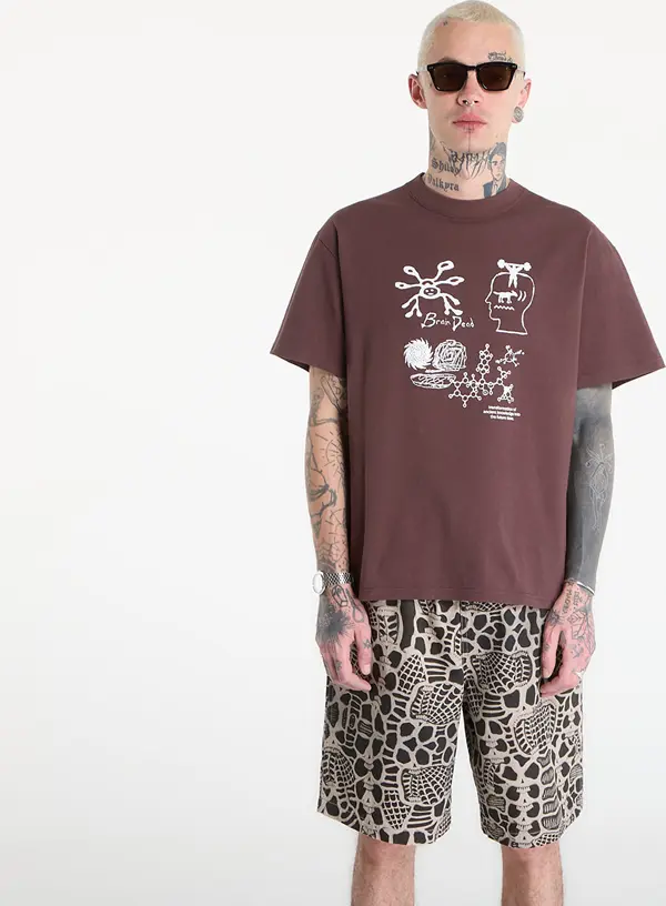 Brain Dead Majice Brain Dead Ancient Knowledge T-shirt Berry L