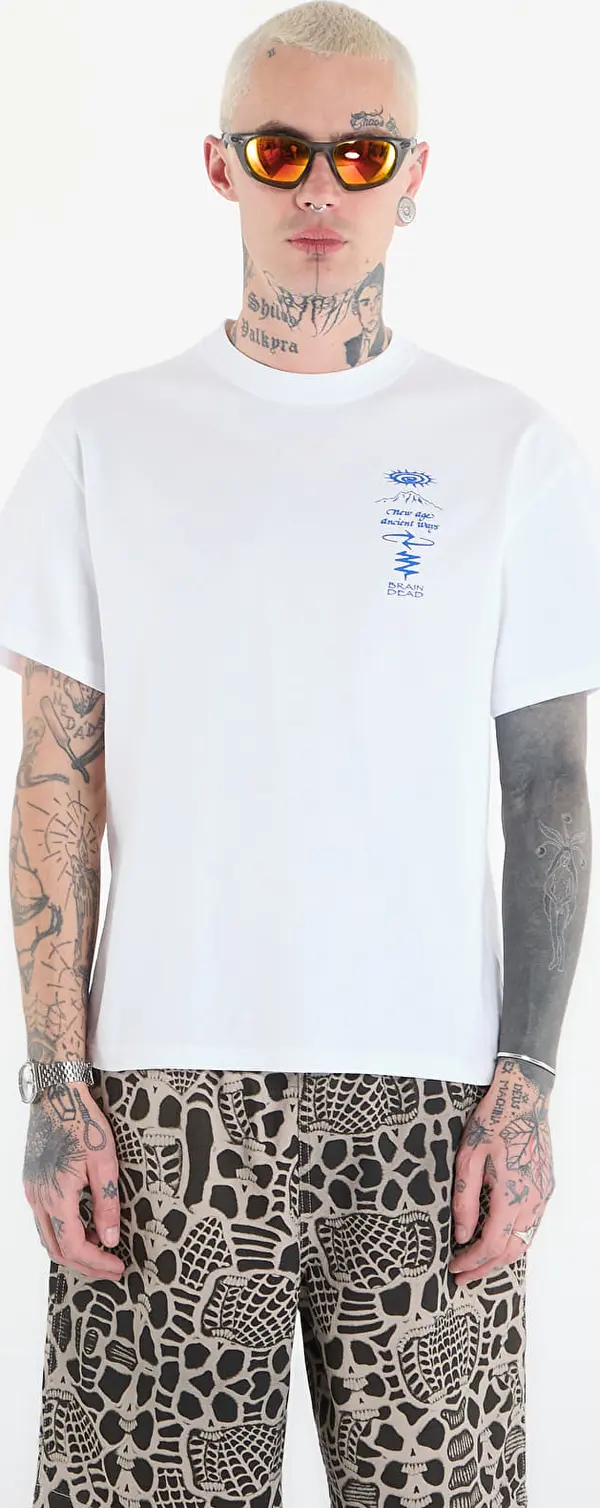 Brain Dead Majice Brain Dead Ancient Ways T-shirt White XXL