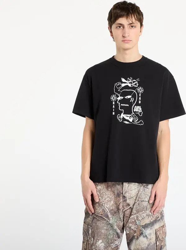 Brain Dead Majice Brain Dead Earth Works T-shirt Black S