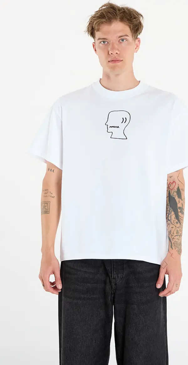 Brain Dead Majice Brain Dead Logo head T-shirt White XL
