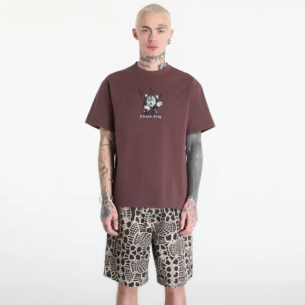 Brain Dead Majice Brain Dead Time Is Nigh T-shirt Berry XL