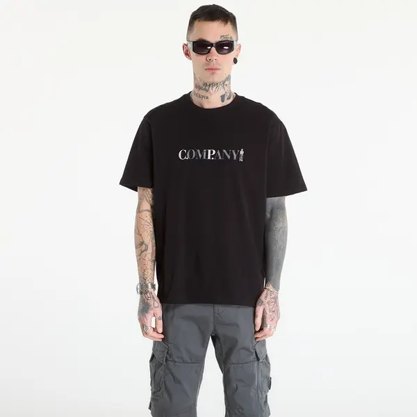 C.P. Company Majice C.P. Company 30/1 Jersey Short Sleeve Logo T-Shir Black L