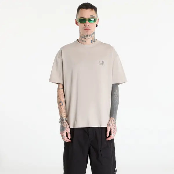 C.P. Company Majice C.P. Company 30/1 Jersey Short Sleeve Logo T-Shir Multi/ Peacoat XL