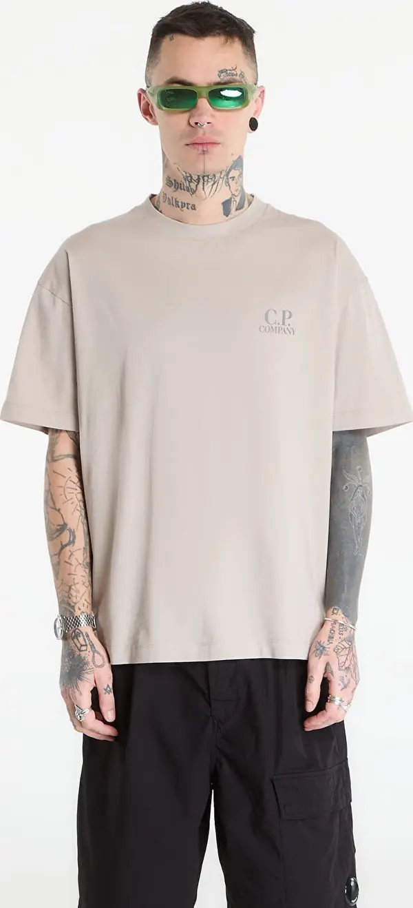 C.P. Company Majice C.P. Company 30/1 Jersey Short Sleeve Logo T-Shir Multi/ Peacoat XL