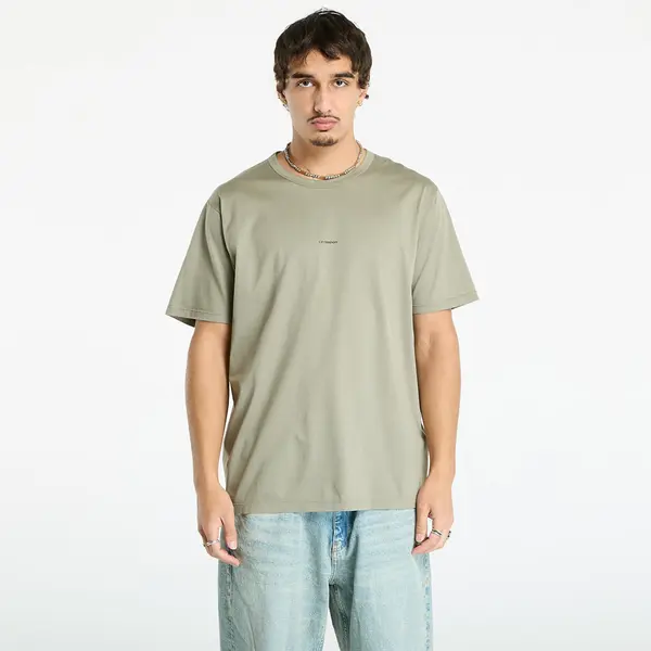 C.P. Company Majice C.P. Company Mercerized 70/2 Jersey Gasato Short Sleeve Logo T-Shirt Fungi Grey S