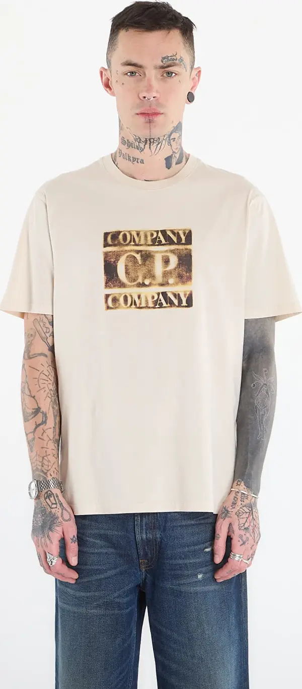 C.P. Company Majice C.P. Company Short Sleeve Frozen Dew/ White XXL