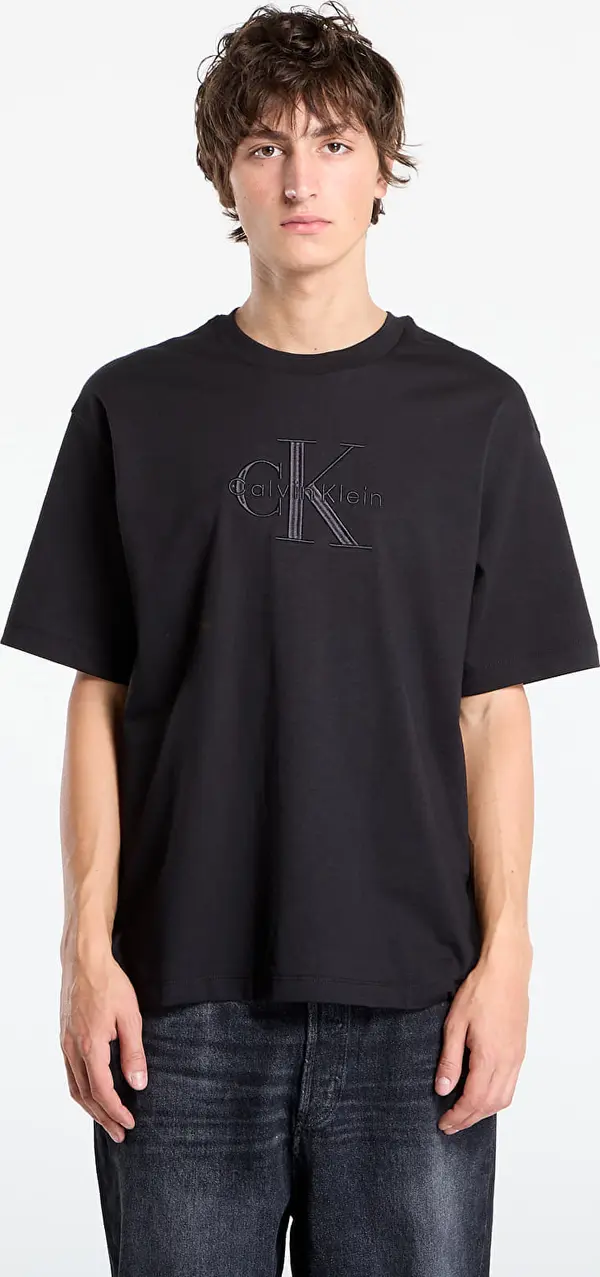 Calvin Klein Majice Calvin Klein Hi Low Emb 16S Jersey Tee Black M