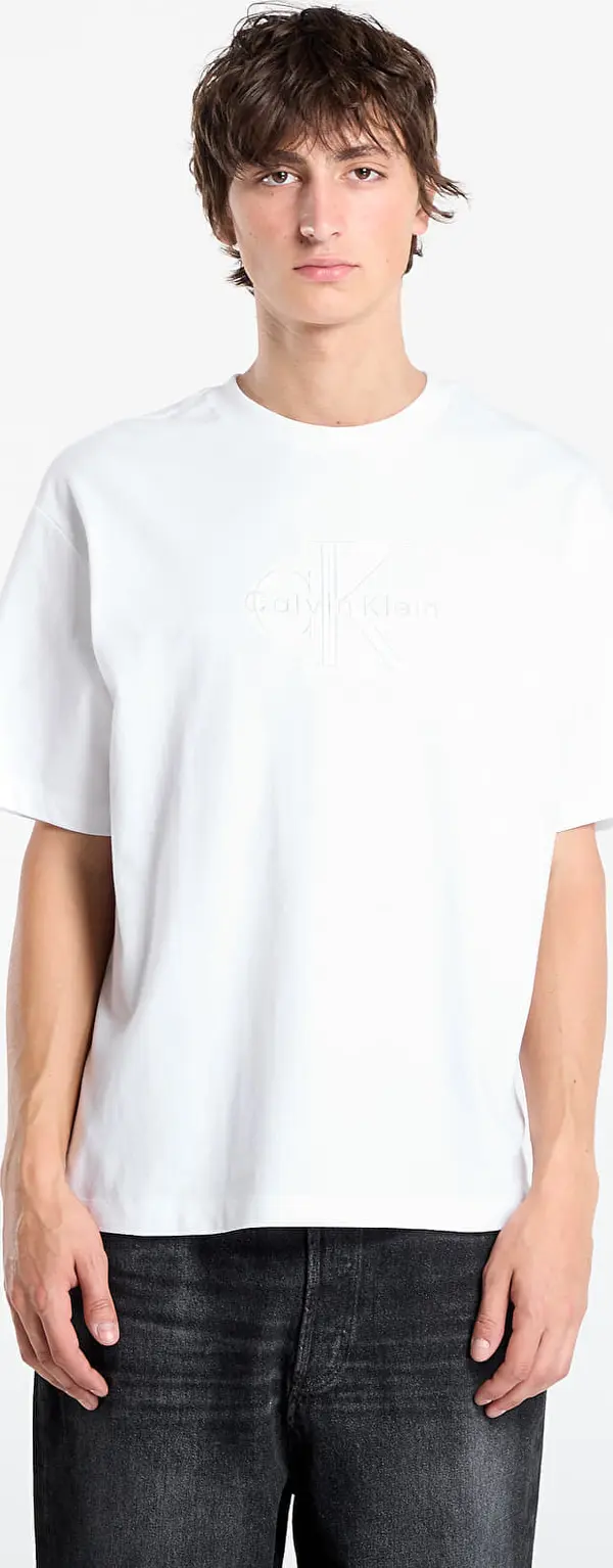 Calvin Klein Majice Calvin Klein Hi Low Emb 16S Jersey Tee White M