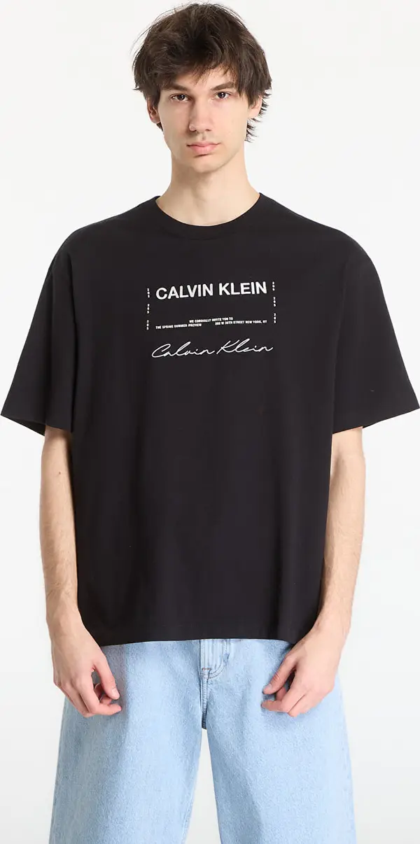 Calvin Klein Majice Calvin Klein Jeans 16S April Graphic Se Tee Black L