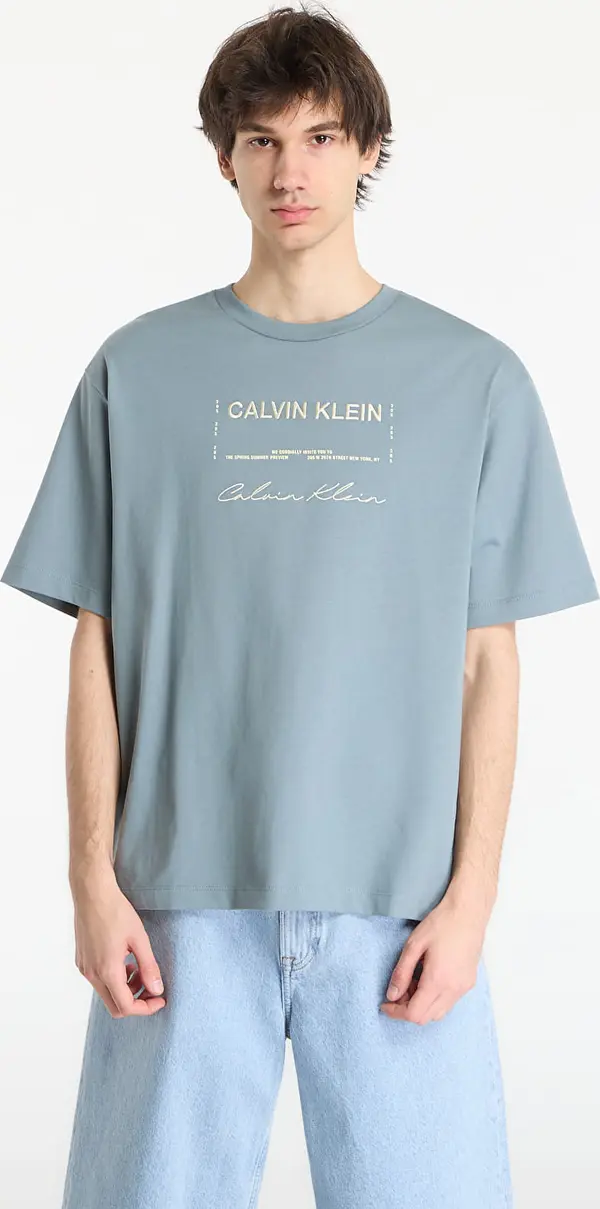 Calvin Klein Majice Calvin Klein Jeans 16S April Graphic Se Tee Gray S