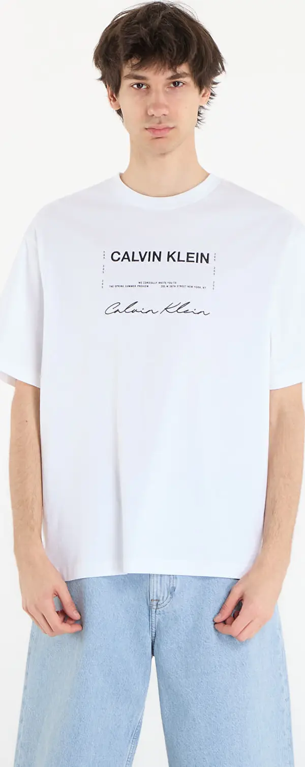 Calvin Klein Majice Calvin Klein Jeans 16S April Graphic Se Tee White XL